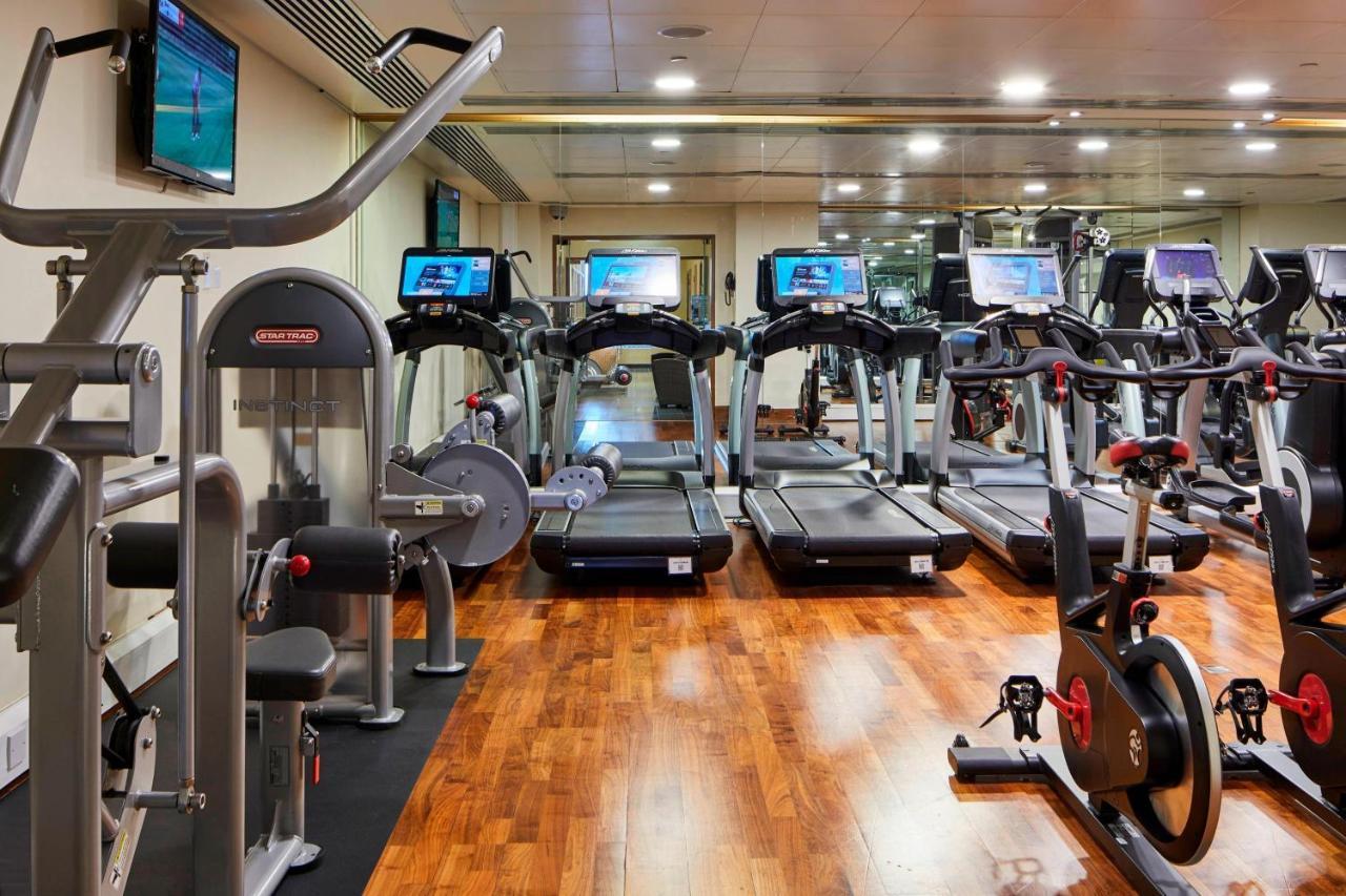 London Marriott Hotel Canary Wharf Εξωτερικό φωτογραφία The gym at the hotel