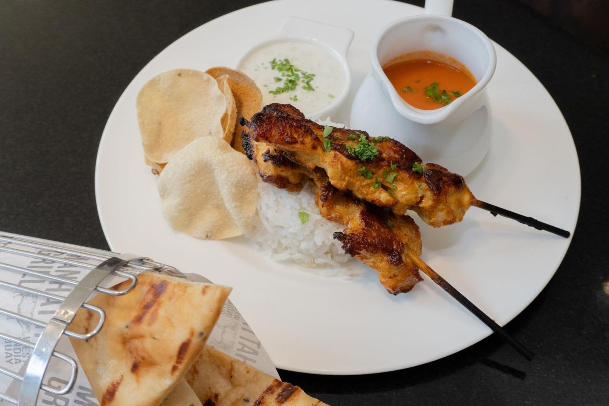 London Marriott Hotel Canary Wharf Εξωτερικό φωτογραφία Chicken satay